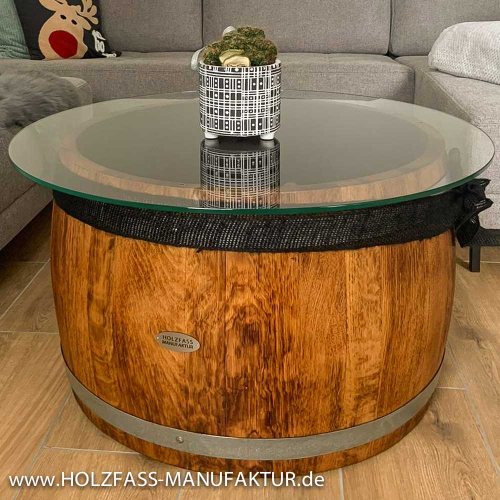 Weinfass-Couchtisch-Flexi