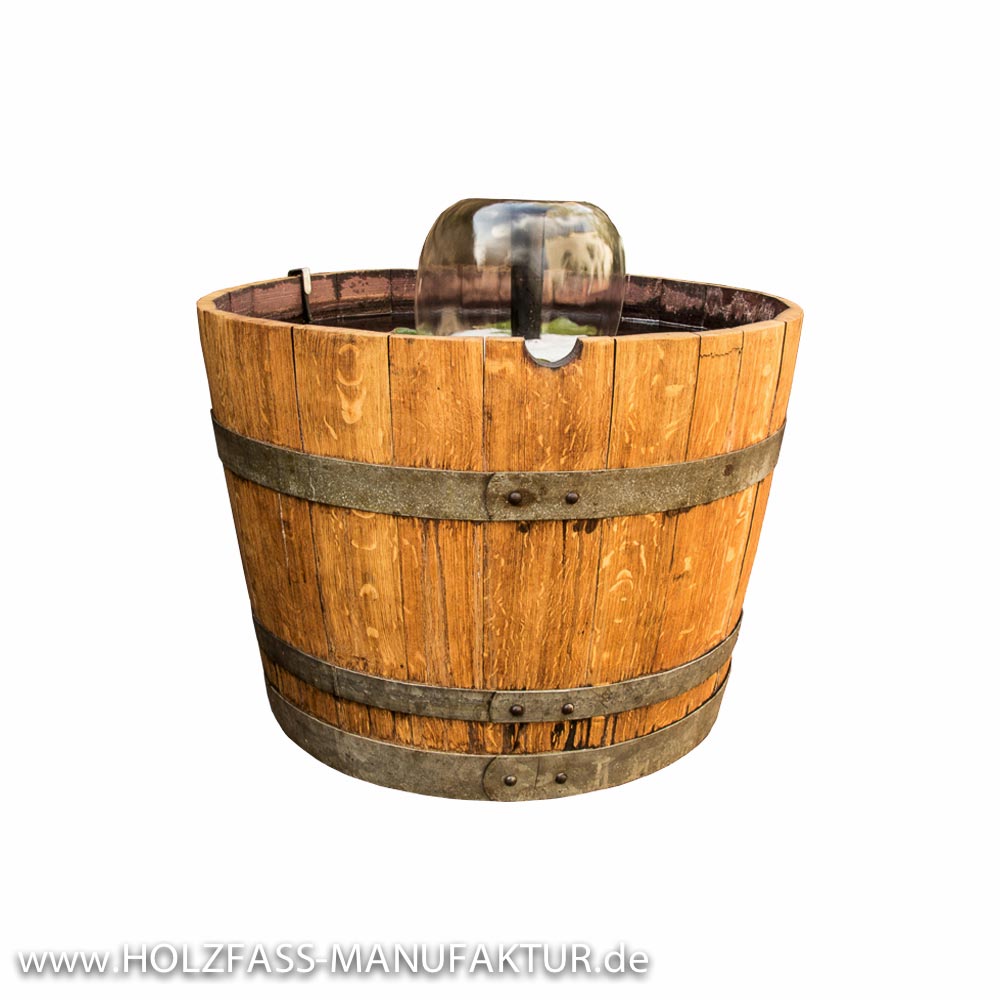 Mini-Teich-halbes-Fass