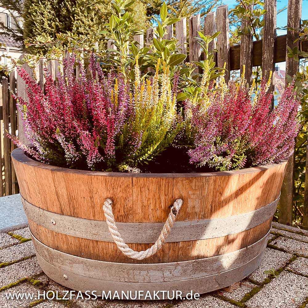 weinfass-blumenkubel