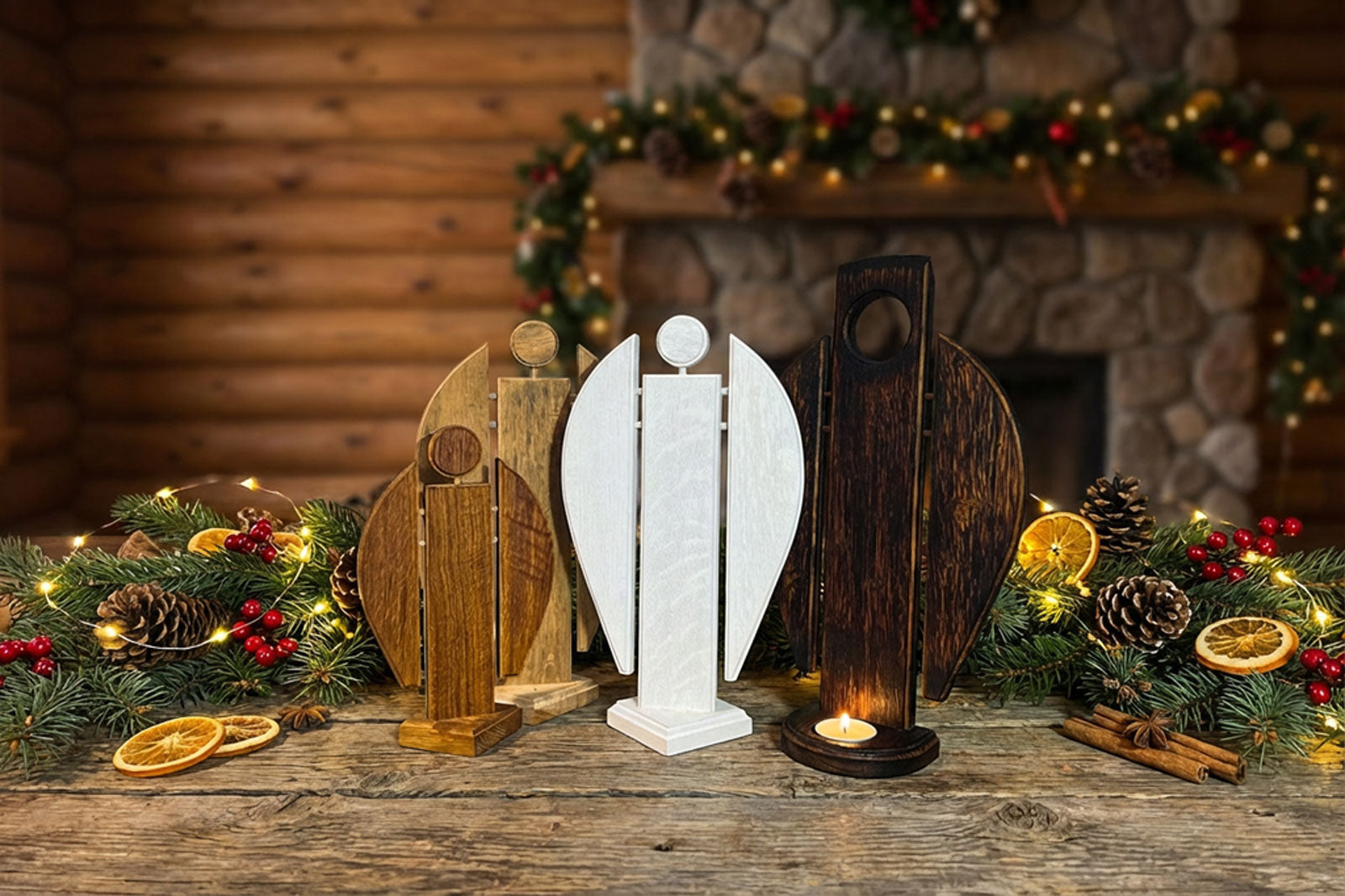 Nachhaltige Weihnachtsgeschenke & Adventsdeko aus Eichenholz