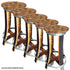 Barhocker-Rustikal-Set