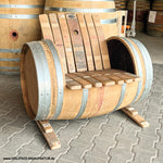 Lounger-Weinfass-unbehandelt