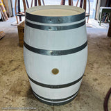 Weinfass - Holzfass - 225 L - Barriquefass - gebürstet - weiß