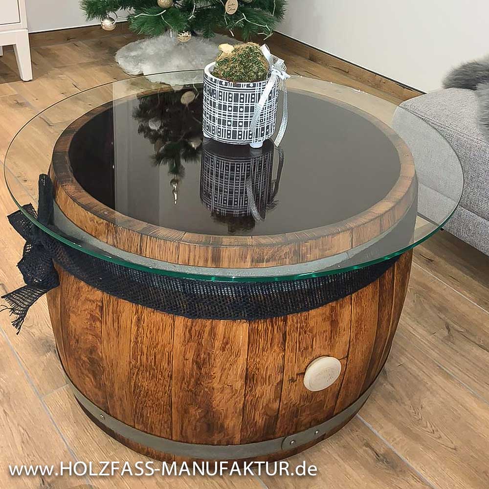 Tischglasplatte ohne Bohrung (80 cm, Rund)