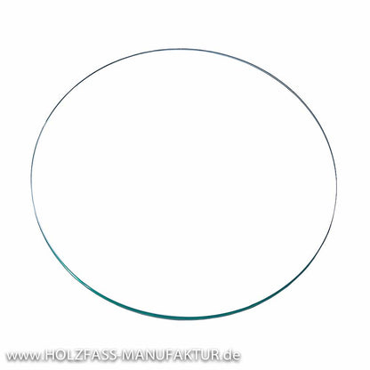 Tischglasplatte ohne Bohrung