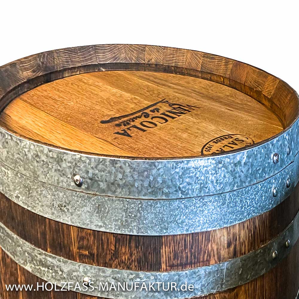 Weinfass - Holzfass - 225 L  Barriquefass - geflammt &amp; geölt