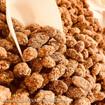 Gebrannte Mandeln mit Vanille & Zimt, frisch geröstet, handverlesen aus eigener Herstellung, 125g Verpackung (1 Tüte) zzgl. Versand
