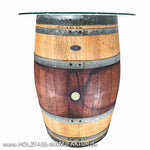 Stehtisch mit Glasplatte