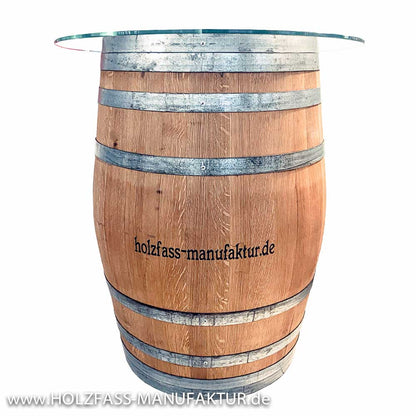 Glasplatte ohne Bohrung