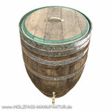 Wasserfass 225l - Regenfass - Holzfass - unbehandelt