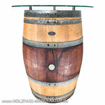 Weinfass-Stehtisch-Roter Bauch